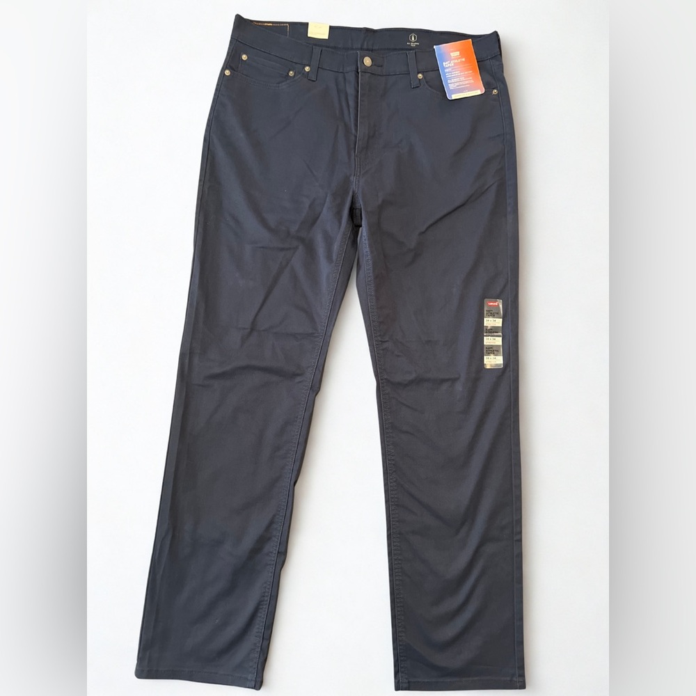 NWT Levi's Navy Blue Twill 541 Athletic Taper Jeans - Picture 2 of 9